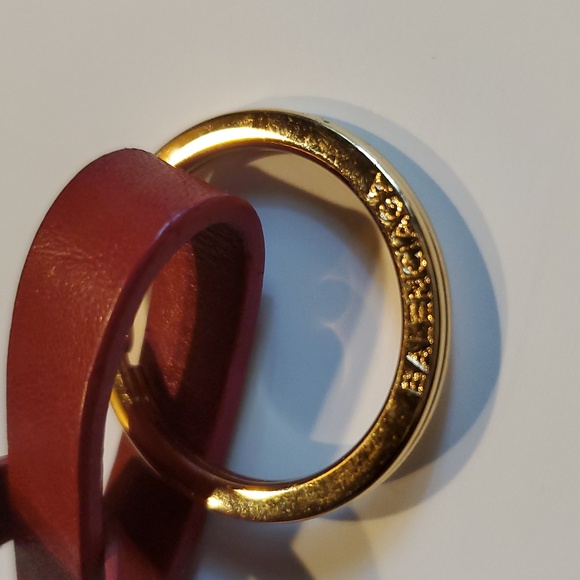 Balenciaga Red Leather Tassel Keychain - Picture 3 of 6